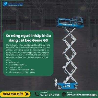 Xe nâng người dạng cắt kéo